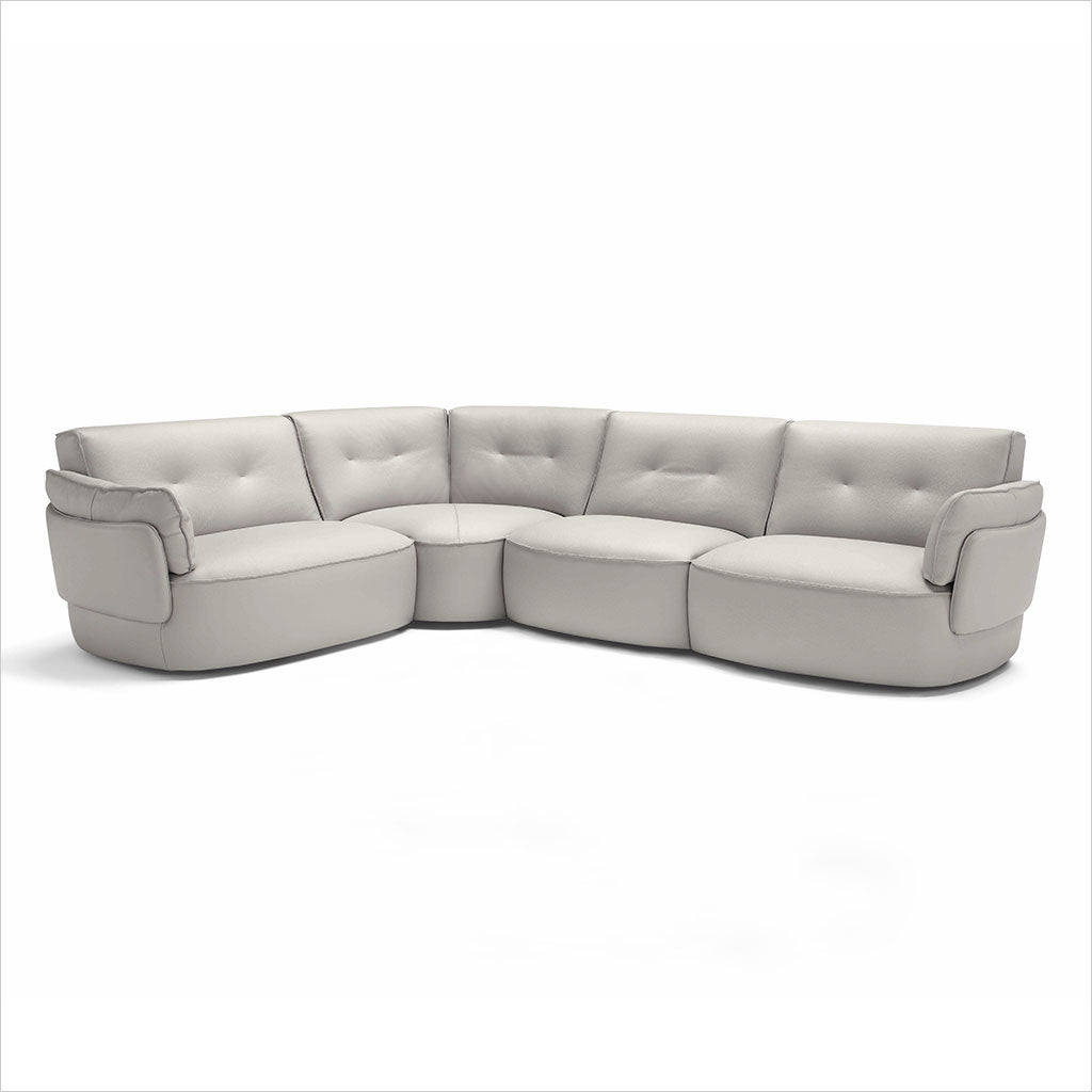 Domino Sectional - Light Grey