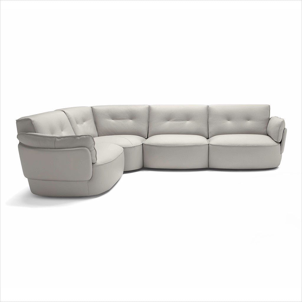Domino Sectional - Light Grey