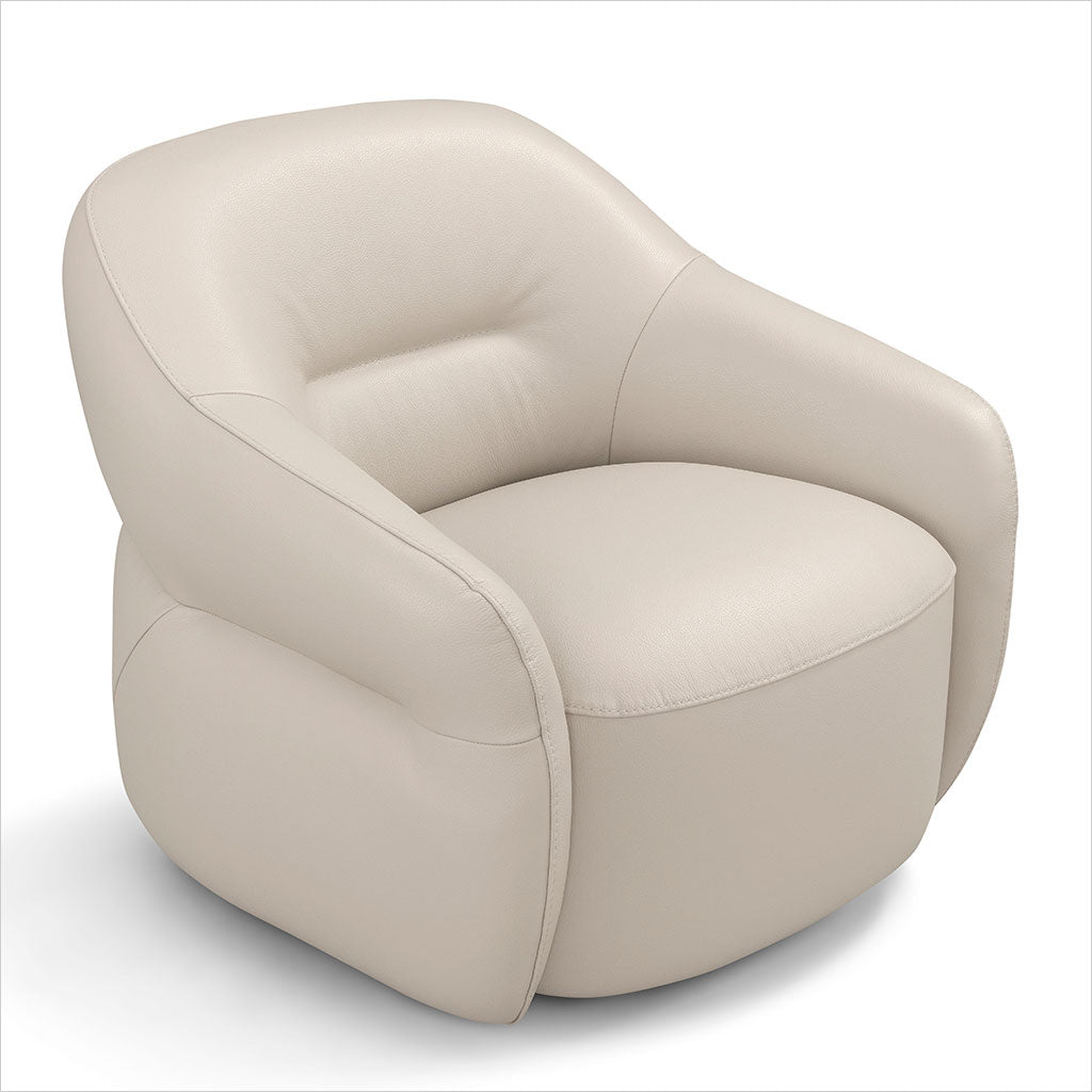 Melia Swivel Chair - Light Beige