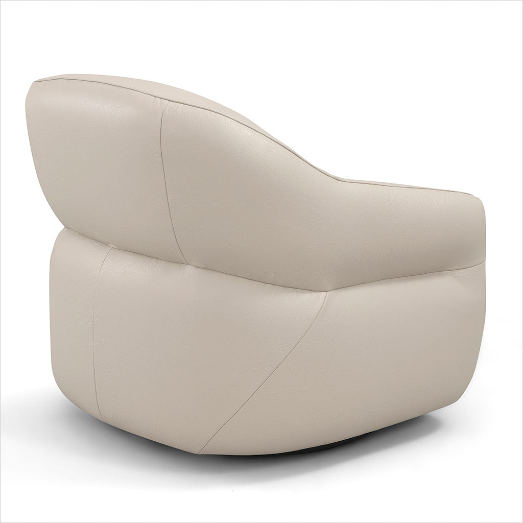 Melia Swivel Chair - Light Beige