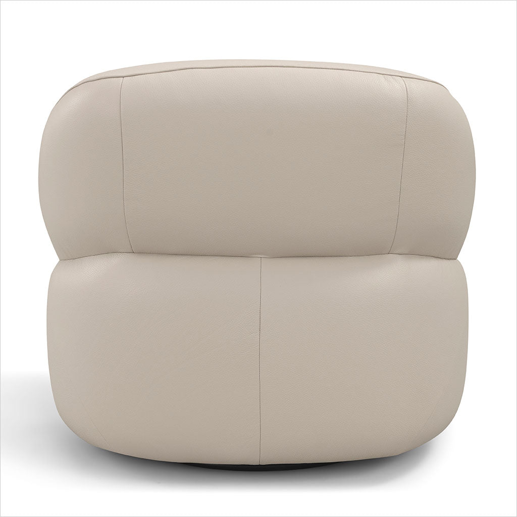 Melia Swivel Chair - Light Beige