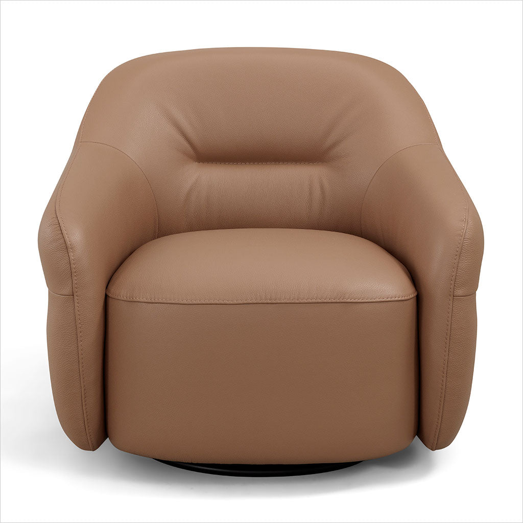 Melia Swivel Chair - Caramel