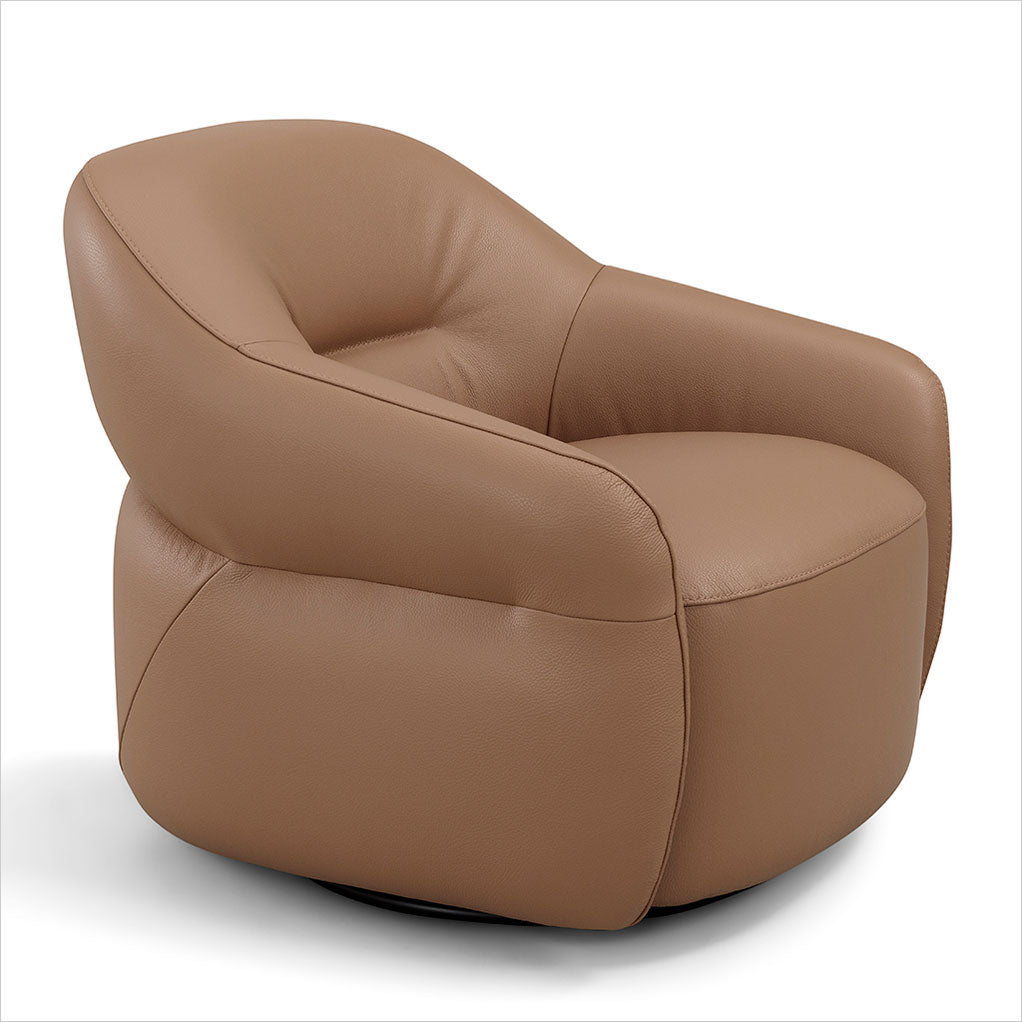Melia Swivel Chair - Caramel