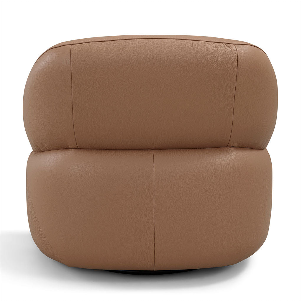 Melia Swivel Chair - Caramel