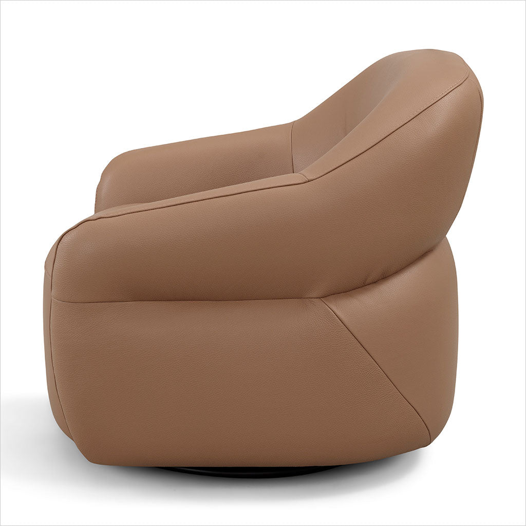 Melia Swivel Chair - Caramel