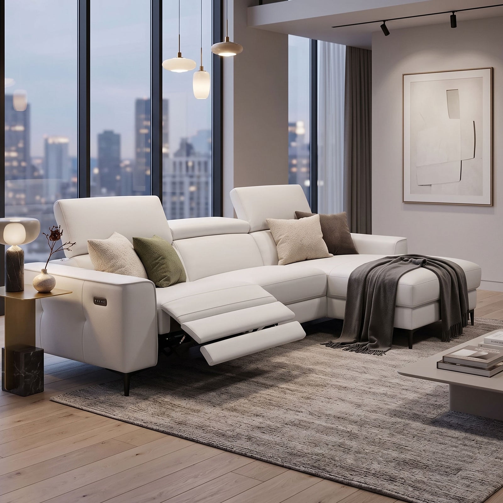 Marlene Sectional - White