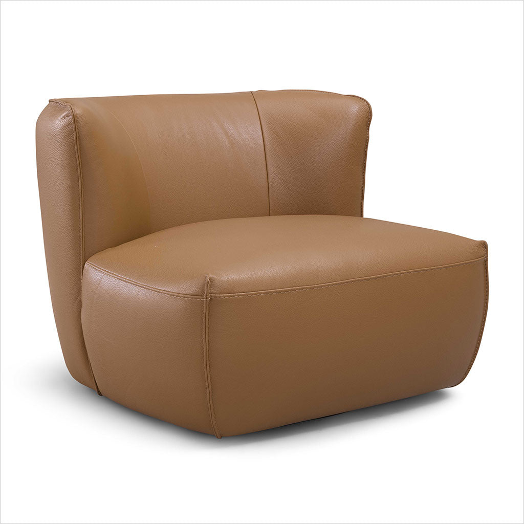 Solo Swivel Chair - Tobacco
