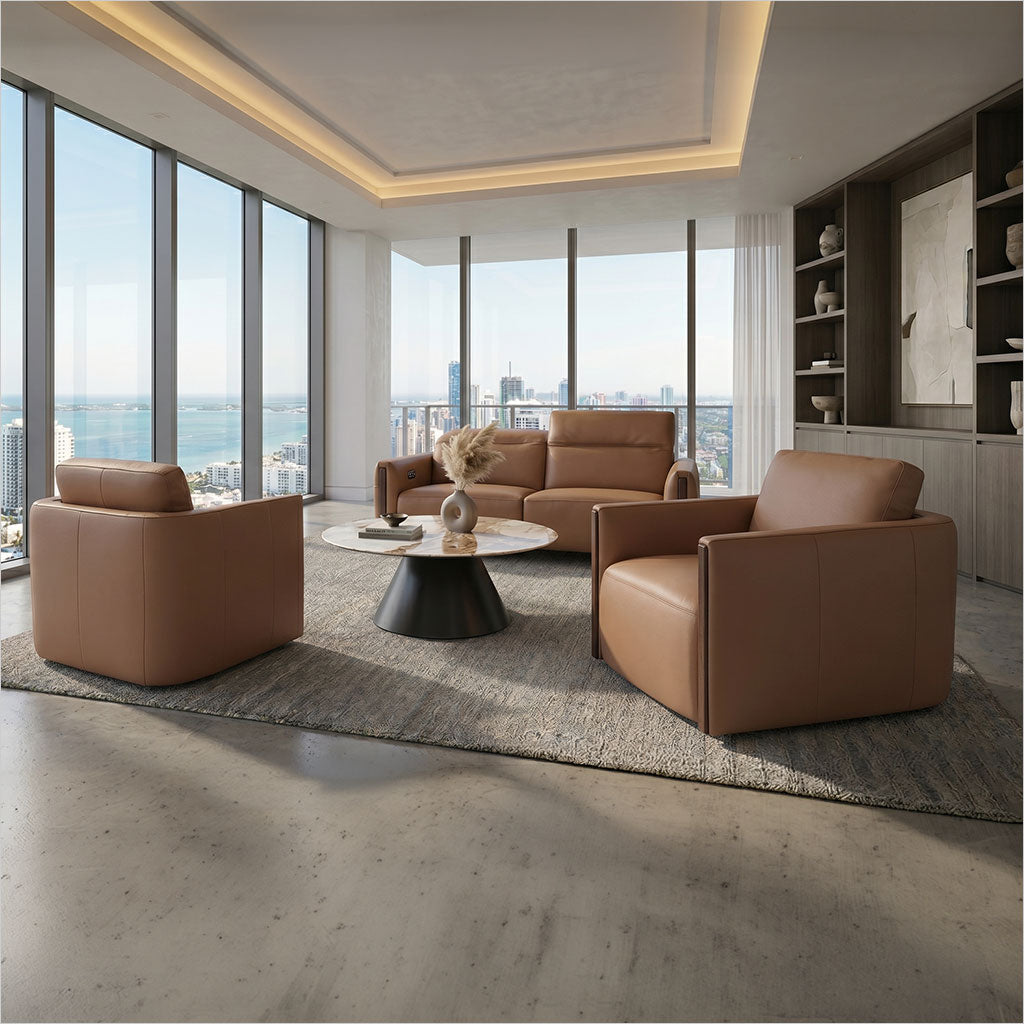 Transfer Swivel Chair - Caramel