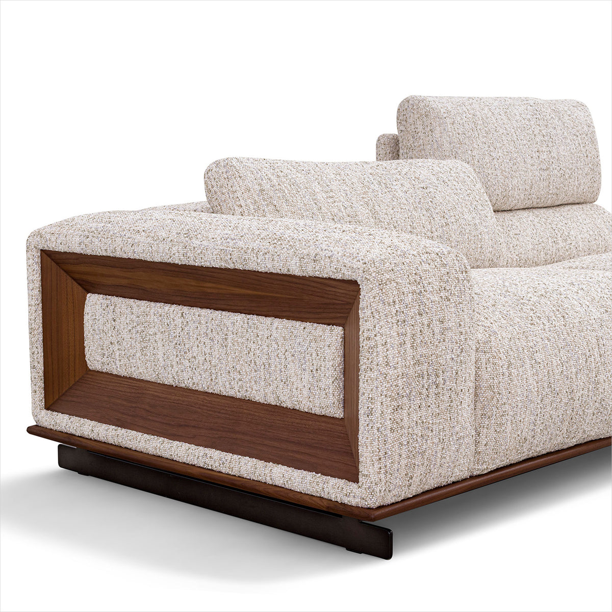 Umbria Sectional - Cream Fabric