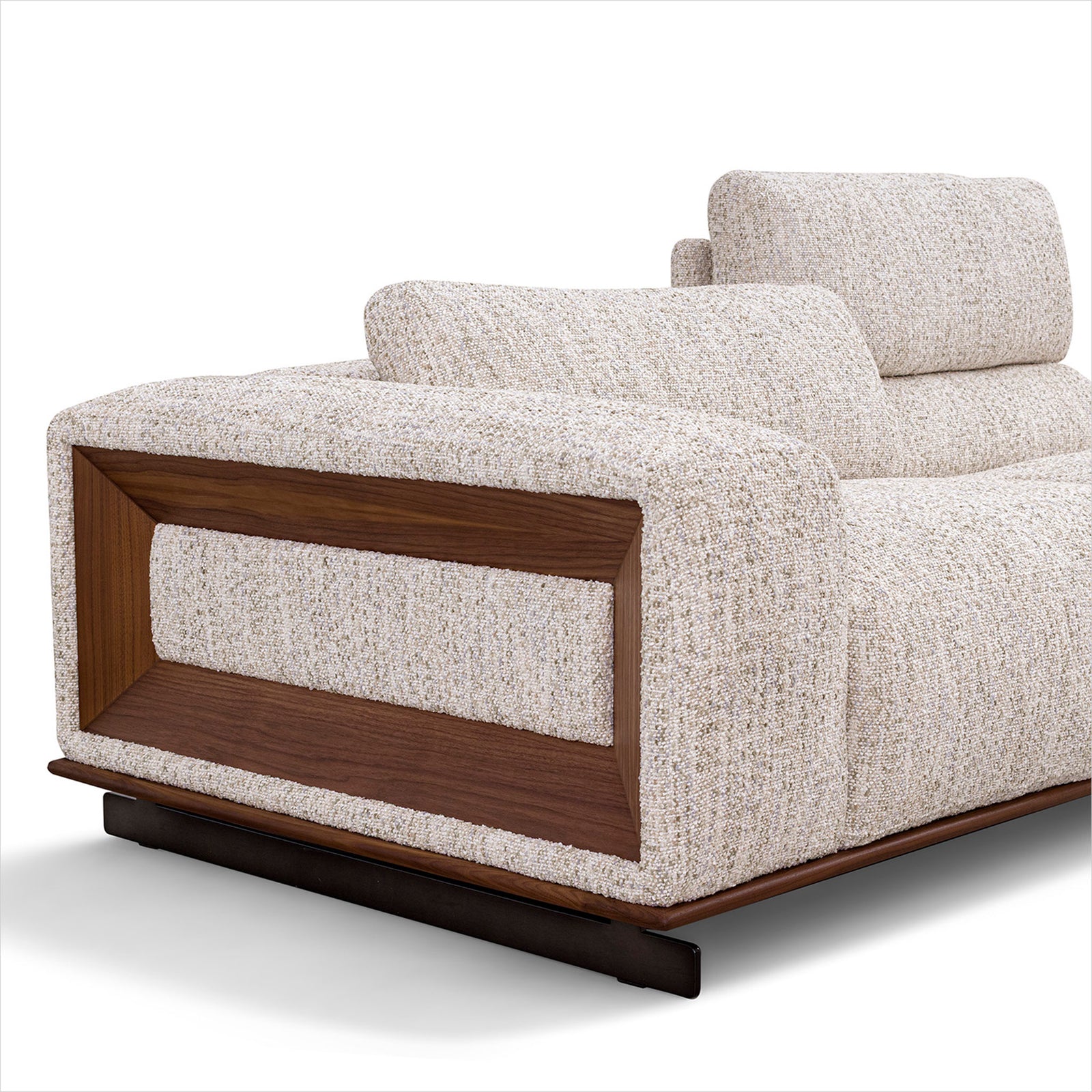 Umbria Sectional - Cream Fabric