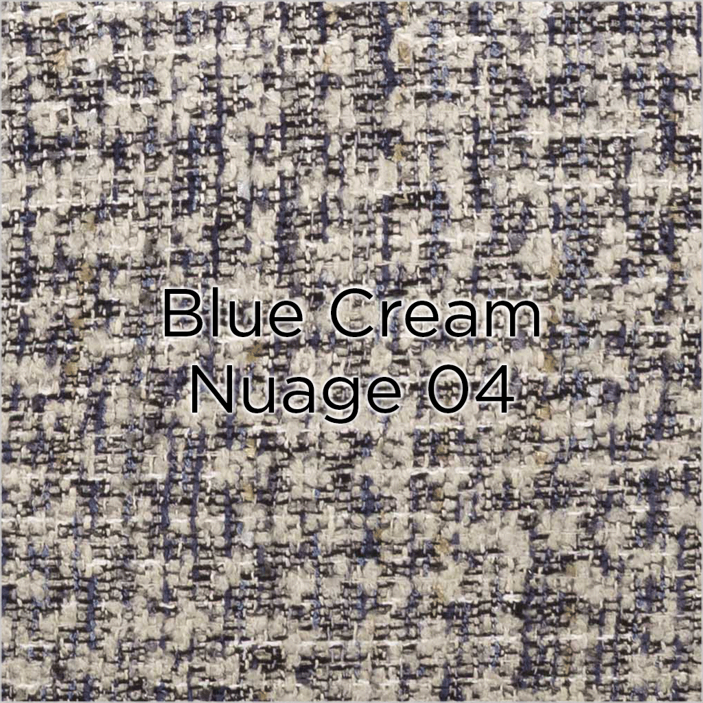 Nuage 04 fabric swatch in Blue Cream color