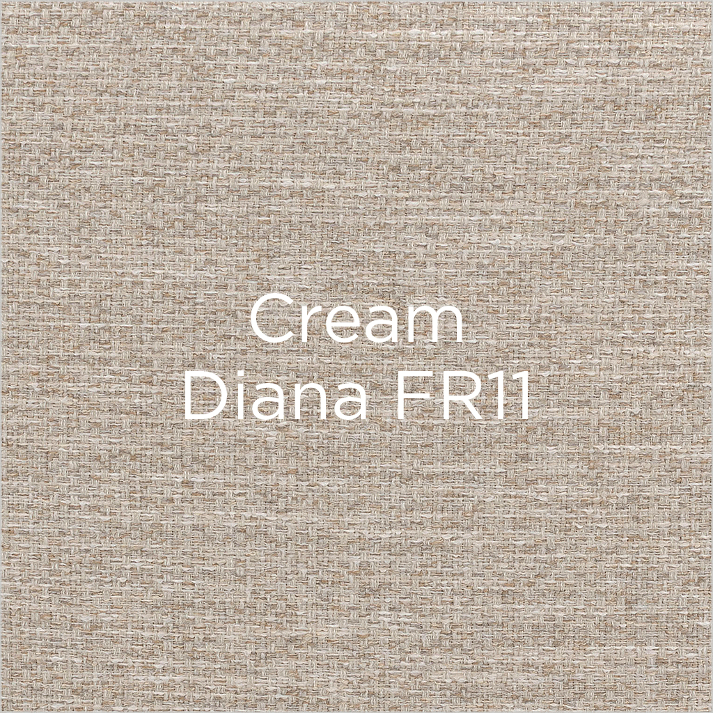 Diana FR11 fabric swatch in Cream color