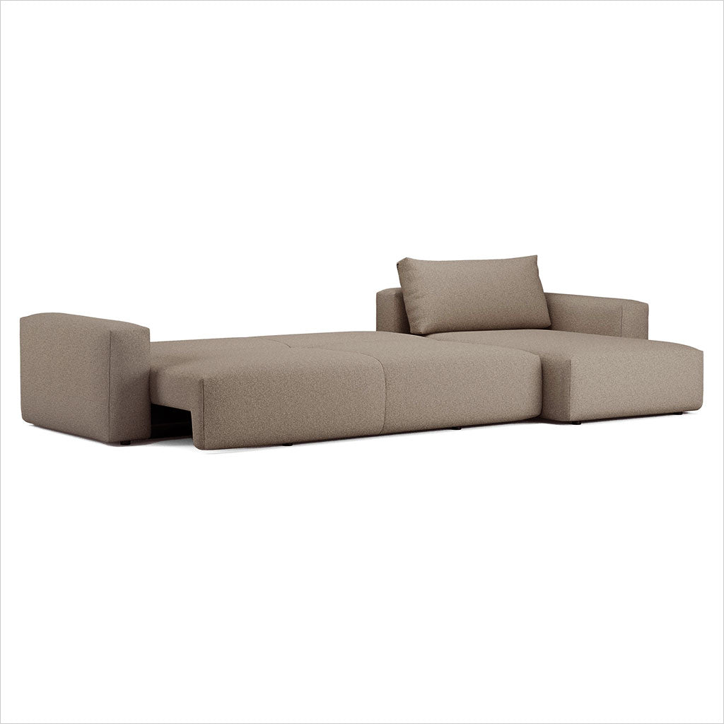 Bridge Sleeper Sofa with Lounger - Wicker
