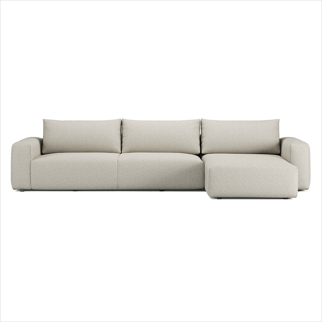 Bridge Sleeper Sofa with Lounger - Shell