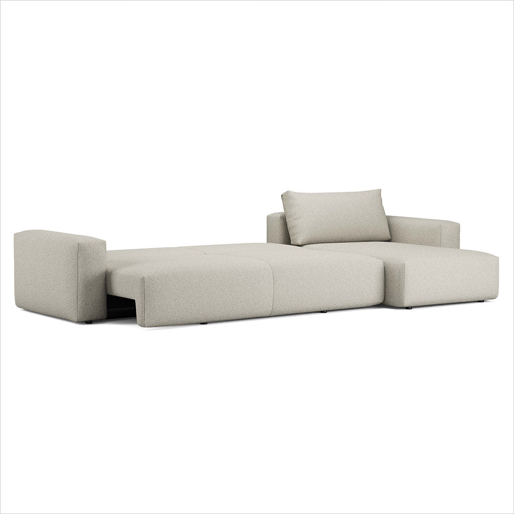 Bridge Sleeper Sofa with Lounger - Shell