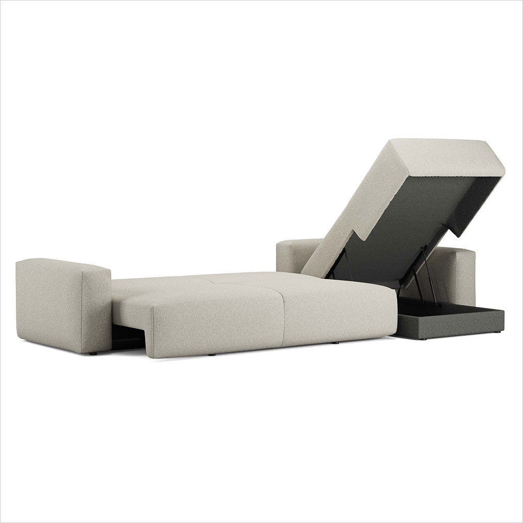 Bridge Sleeper Sofa with Lounger - Shell