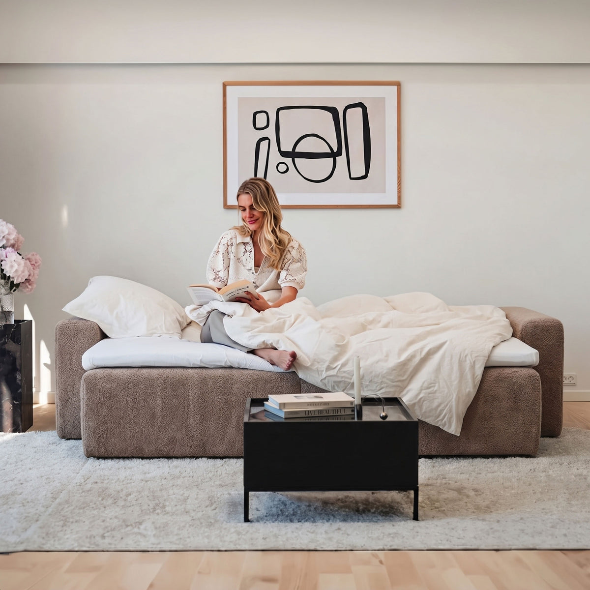 Bridge Sleeper Sofa - Wicker