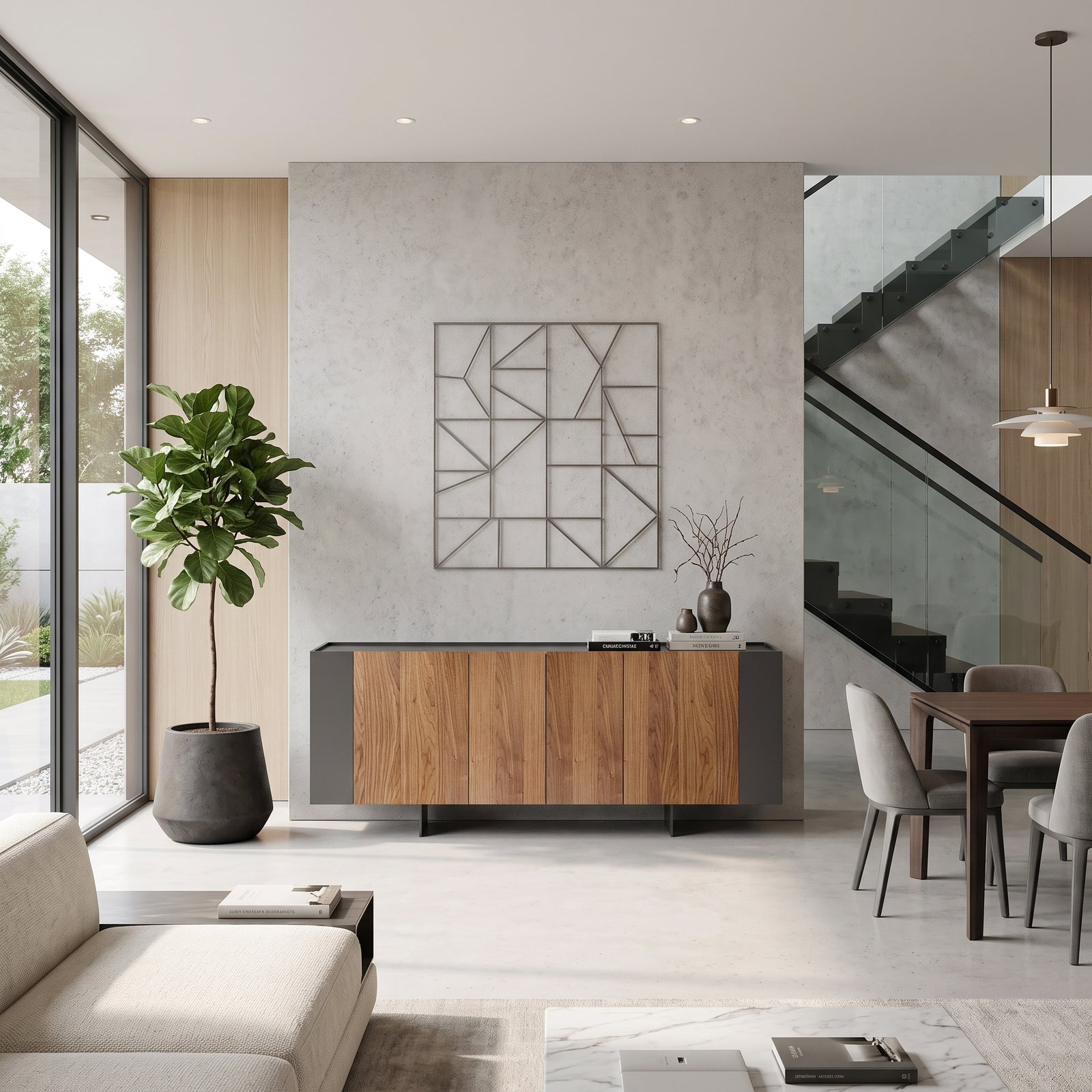 Listra Buffet - Walnut