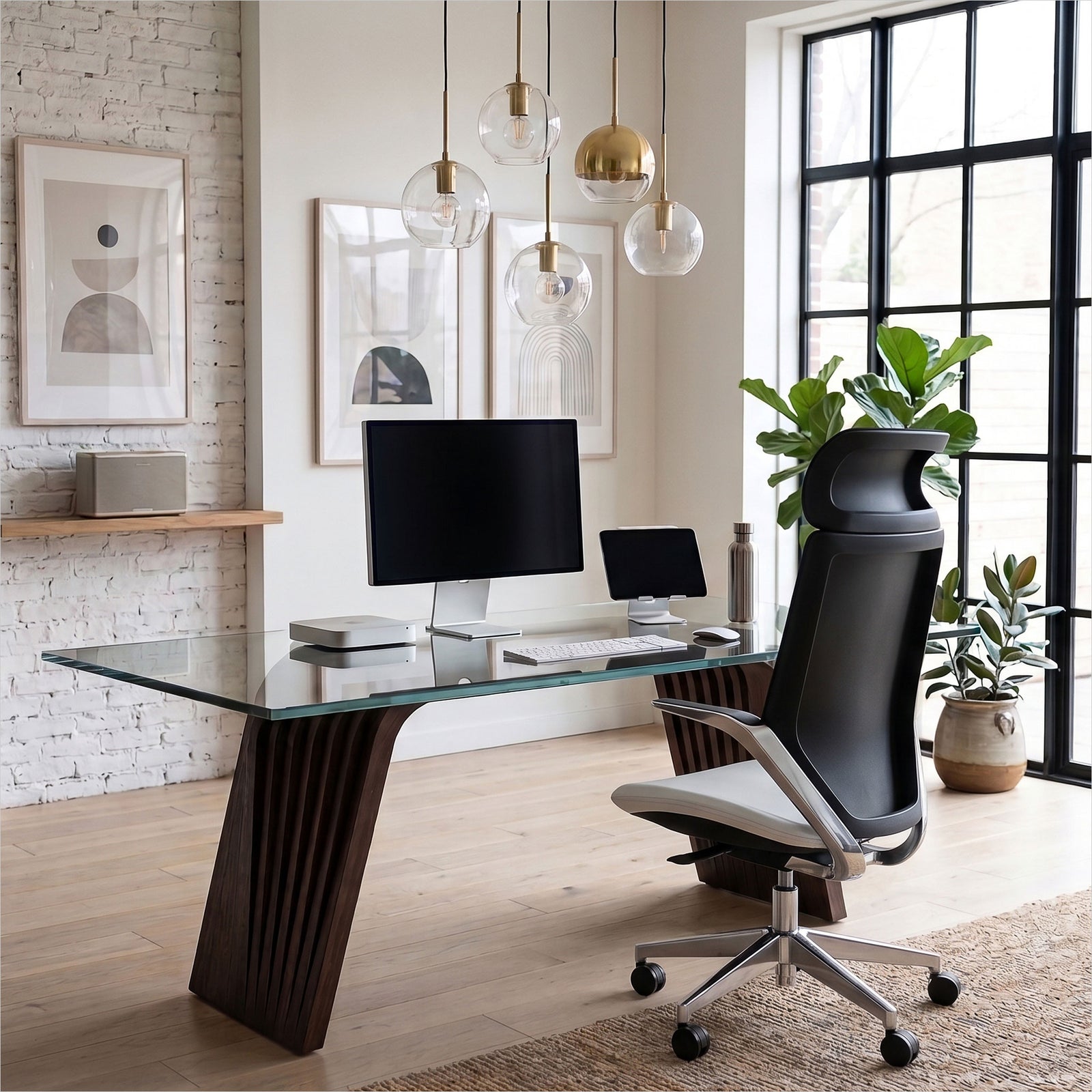 Azalea Dining Table Base - Dark