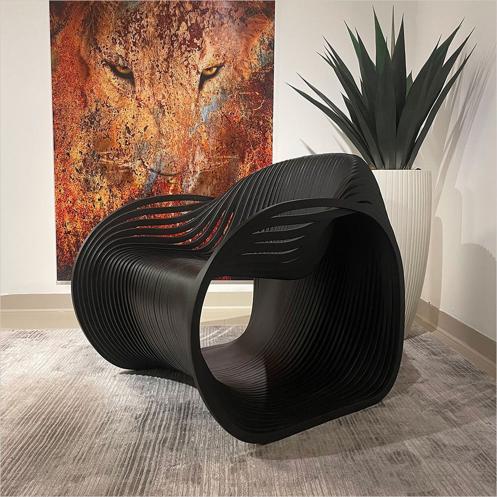 Flow Lounge Chair - Ebony - Scan Design | Modern and Contemporary ...