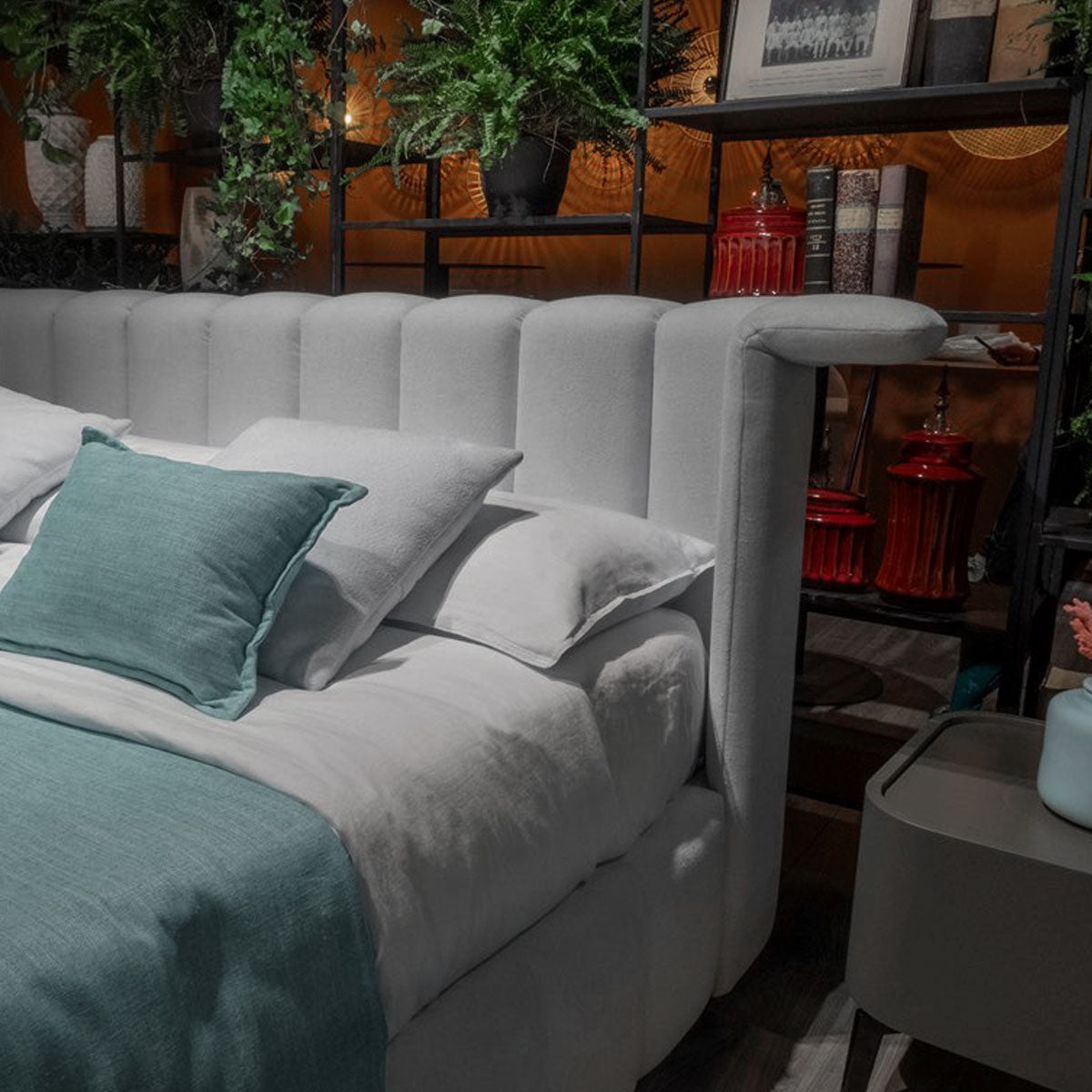 Abito Bed - Light Grey