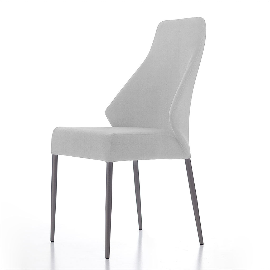 Bruno Dining Chair - Grey Fabric