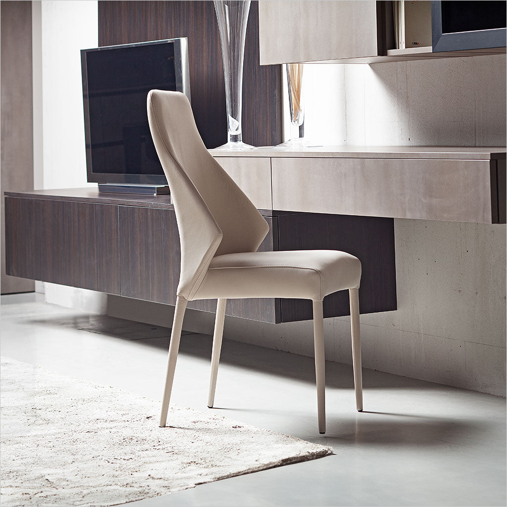 Bruno Dining Chair - Linen Leather
