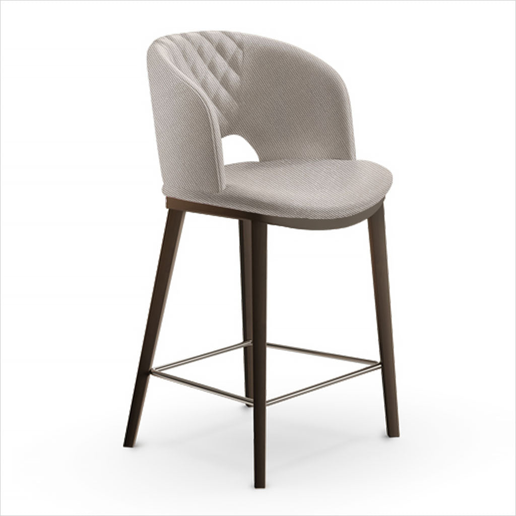 Nova Counter Stool - Light Beige Fabric