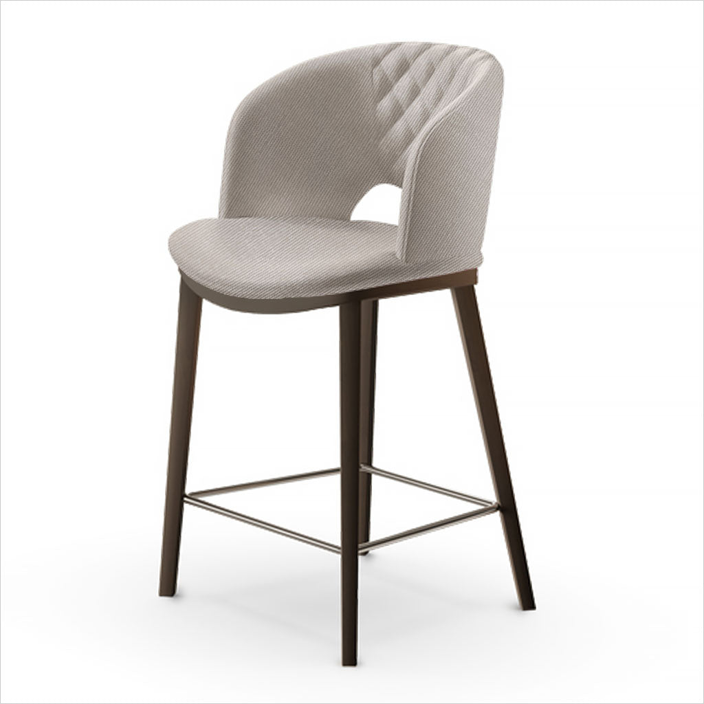 Nova Counter Stool - Light Beige Fabric