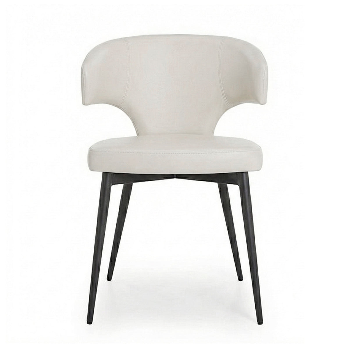 Ray Dining Chair - Off White Anthracite