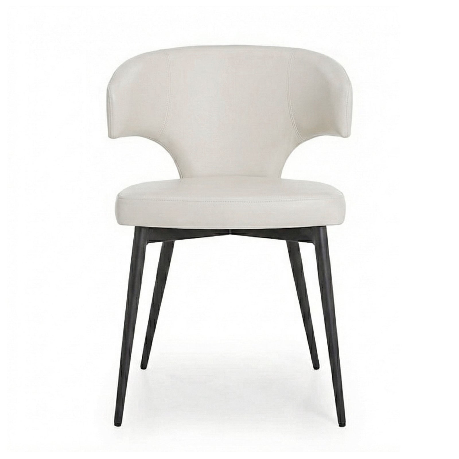 Ray Dining Chair - Off White Anthracite