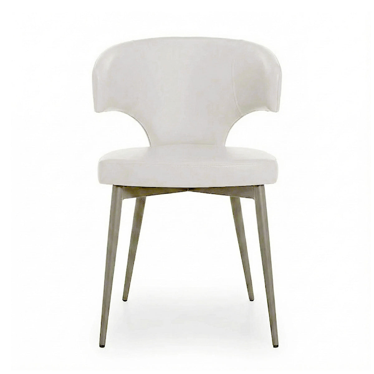 Ray Dining Chair - Off White Titanium