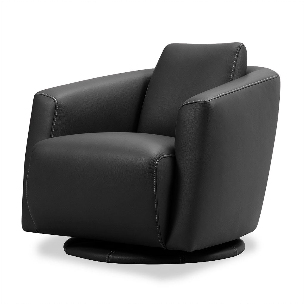 Nino Swivel Chair - Black