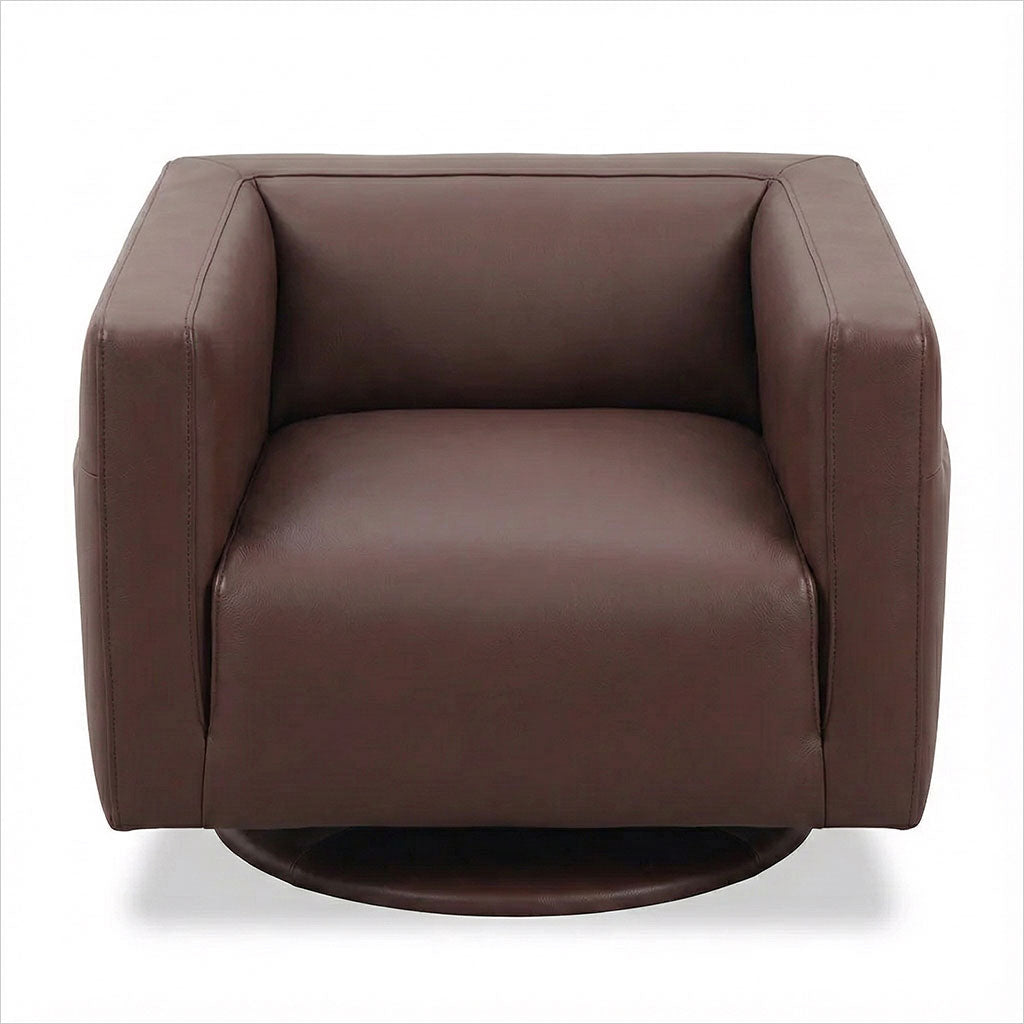 Pascal Swivel Chair - Chestnut