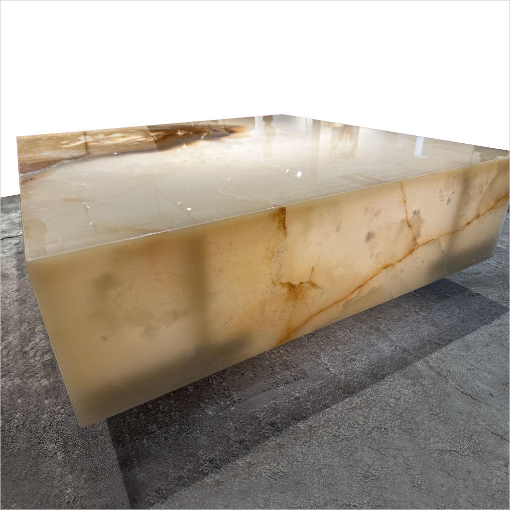Cosmos Coffee Table - Green Onyx