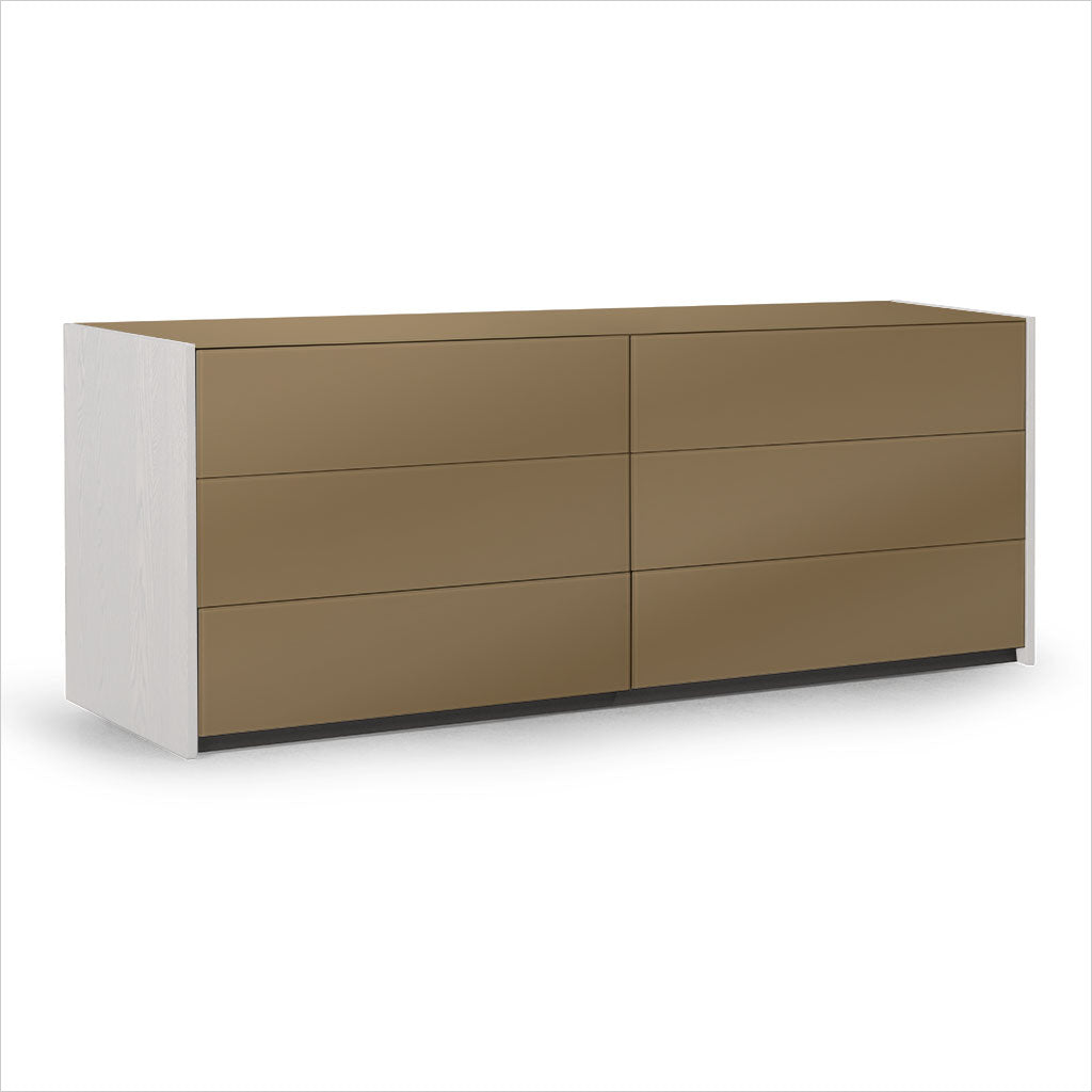 Vision Double Dresser - Ivory Birch