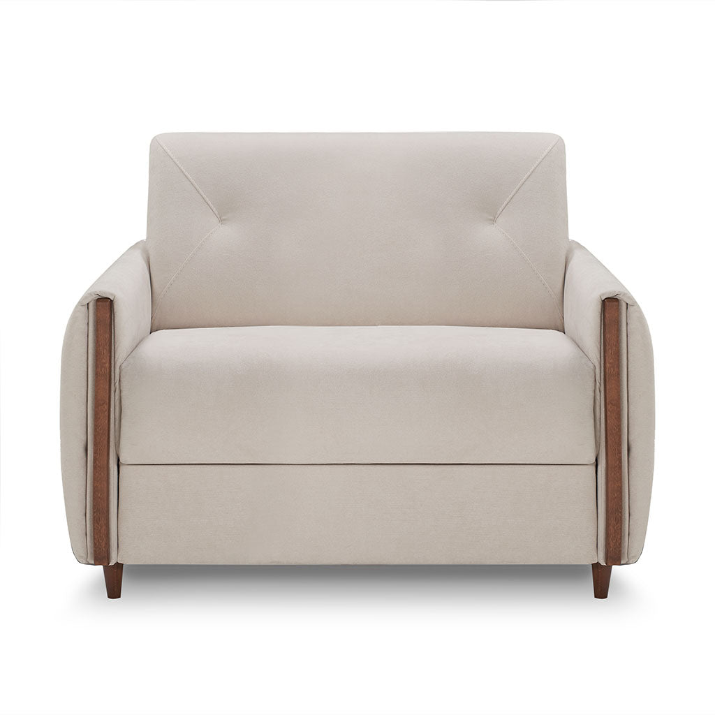 Mattia Sleeper Chair - Light Beige Fabric