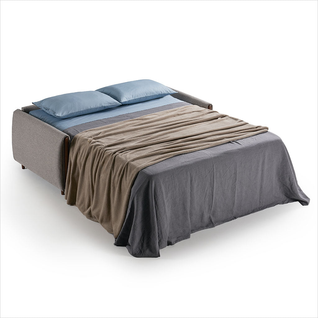 Mattia Sleeper Sofa - Light Brown Beige Fabric