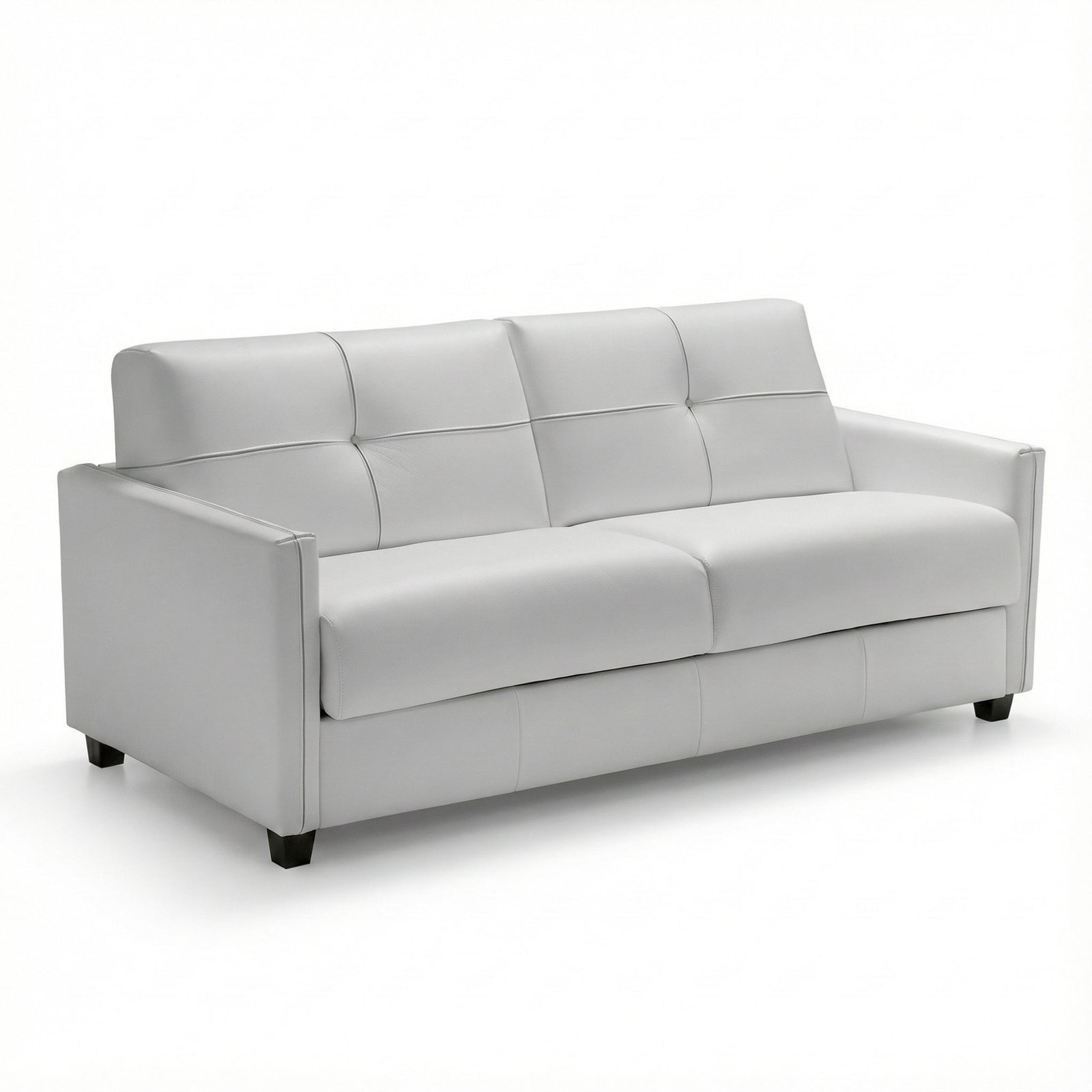 Abra Sleeper Sofa - White Leather