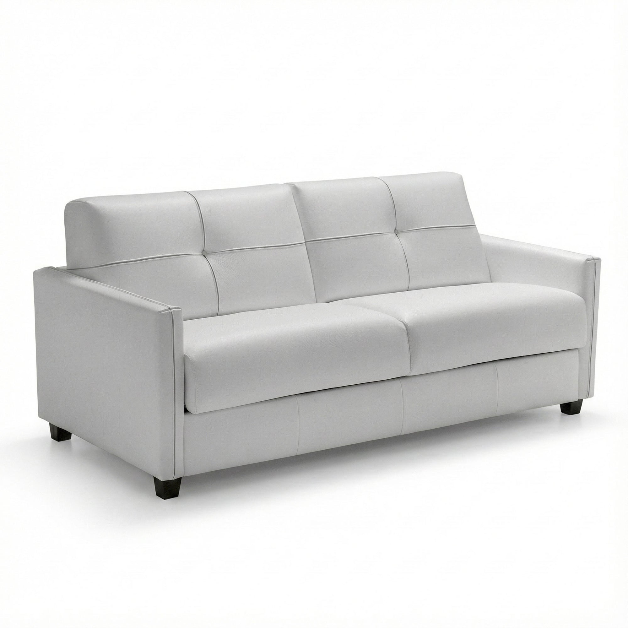 Abra Sleeper Sofa - White Leather