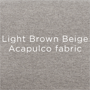 Mattia Sleeper Chair - Light Brown Beige Fabric