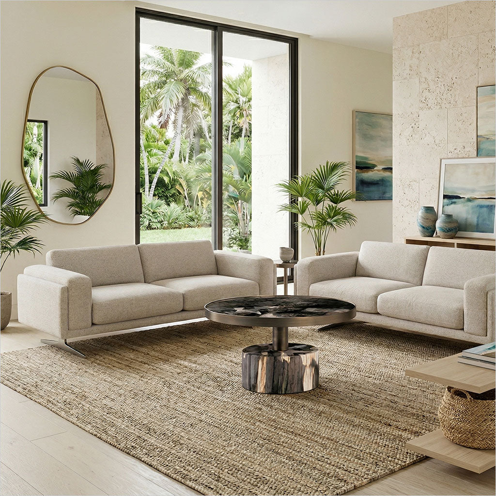 Nabu Sofa - Sand Fabric