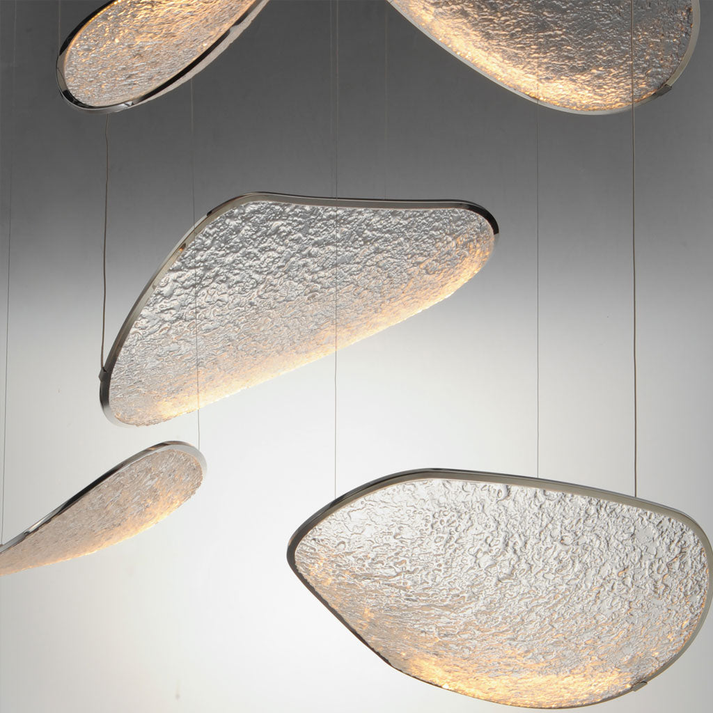 Moonscapes 5-Light Pendant - Polished Chrome