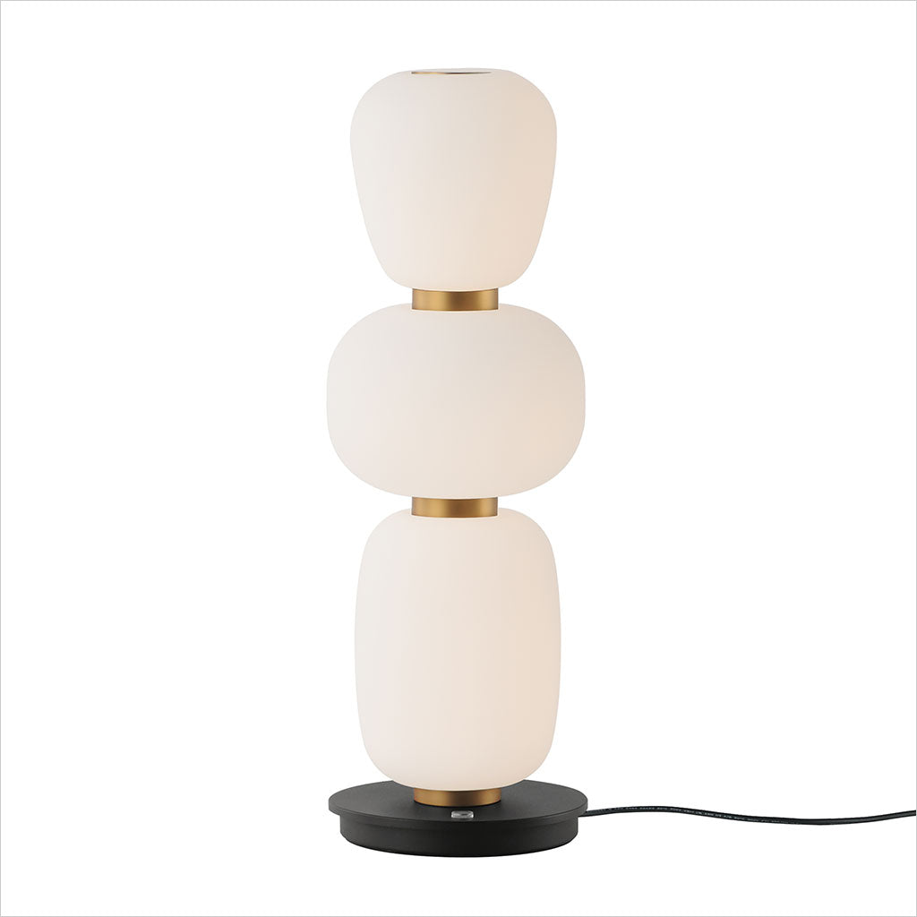 Soji Portable Lamp - Black with Gold