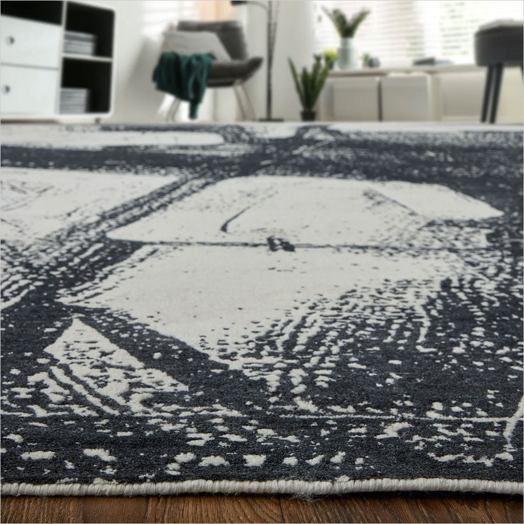 Coda Area Rug - Black Ivory - Scan Design | Modern and Contemporary ...