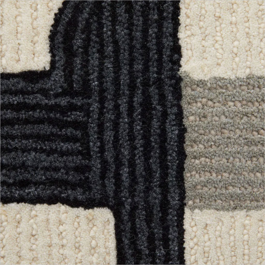 Maguire Area Rug - Ivory Black