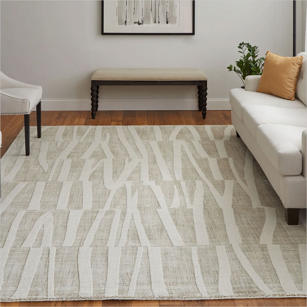 Linen Rug Rug Peconic Area Rug - Linen - Scan Design | Modern and Contemporary ...