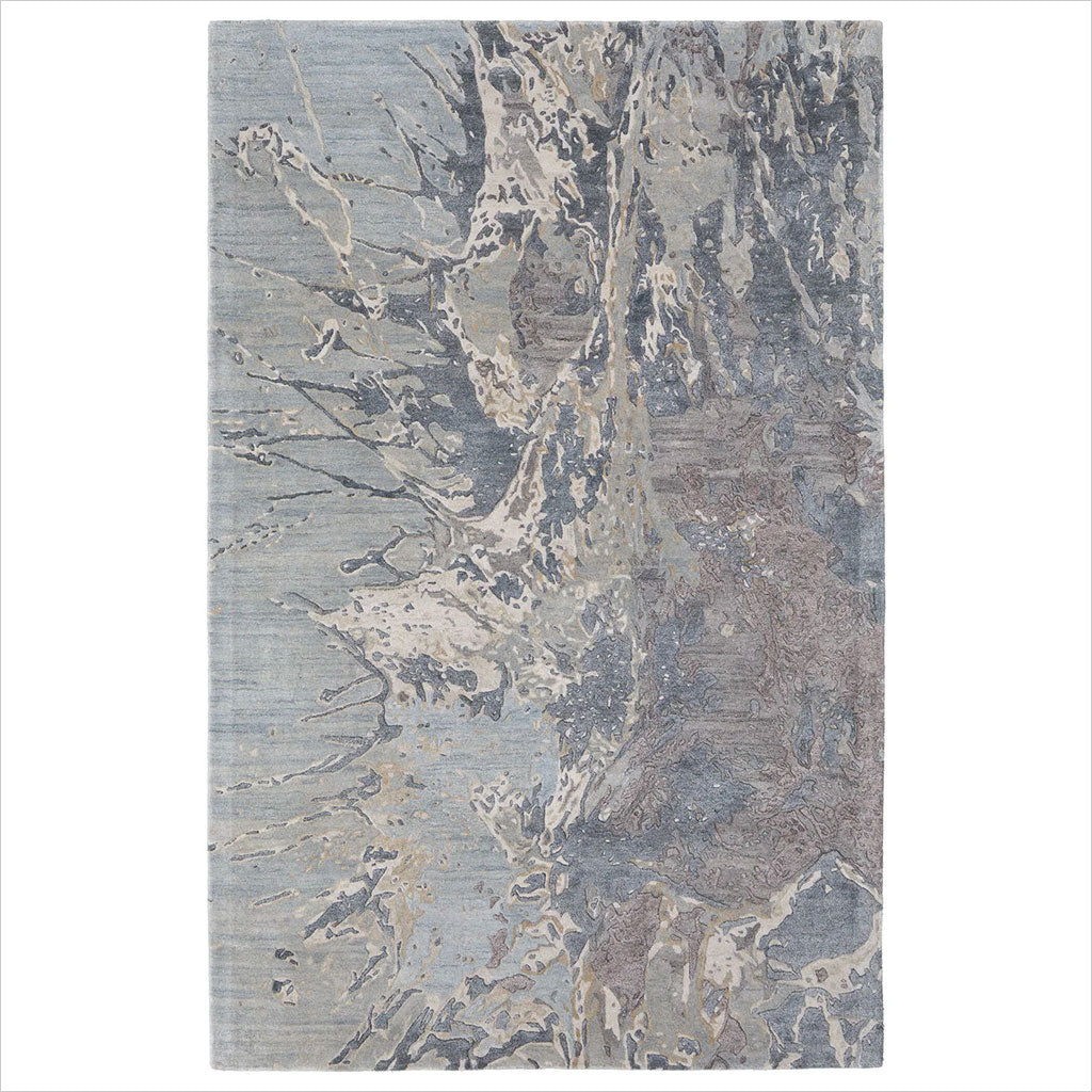 Zarah Area Rug - Blue Charcoal