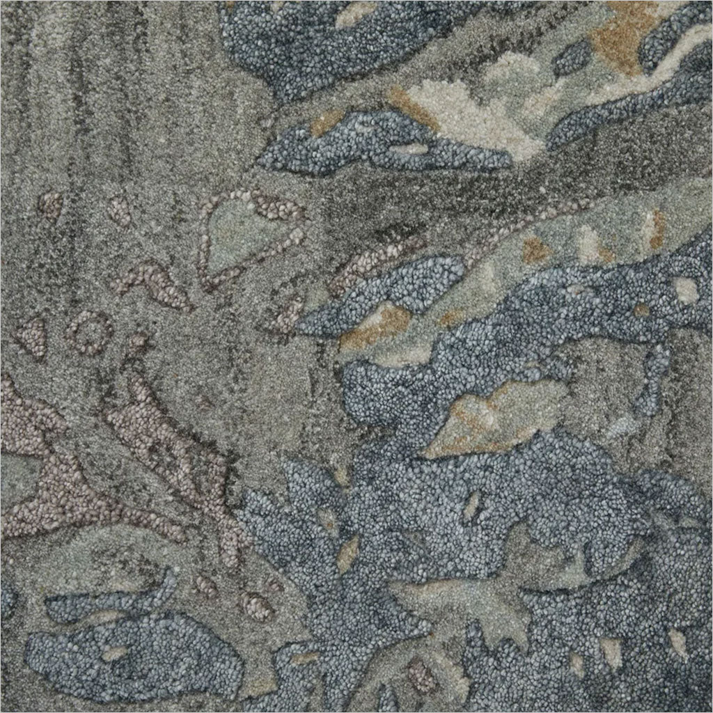 Zarah Area Rug - Blue Charcoal
