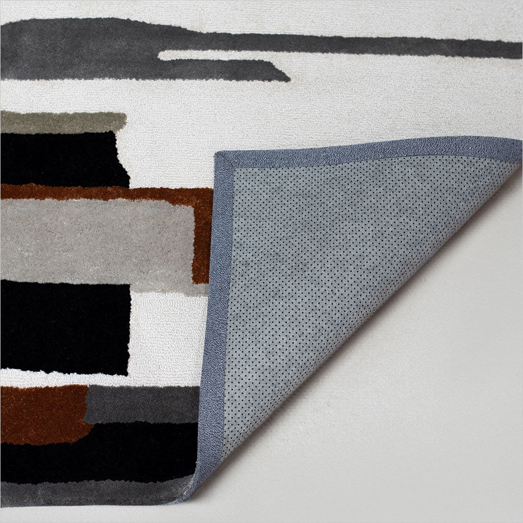Mongoose Area Rug - Beige Grey Black Cognac - Scan Design | Modern and ...